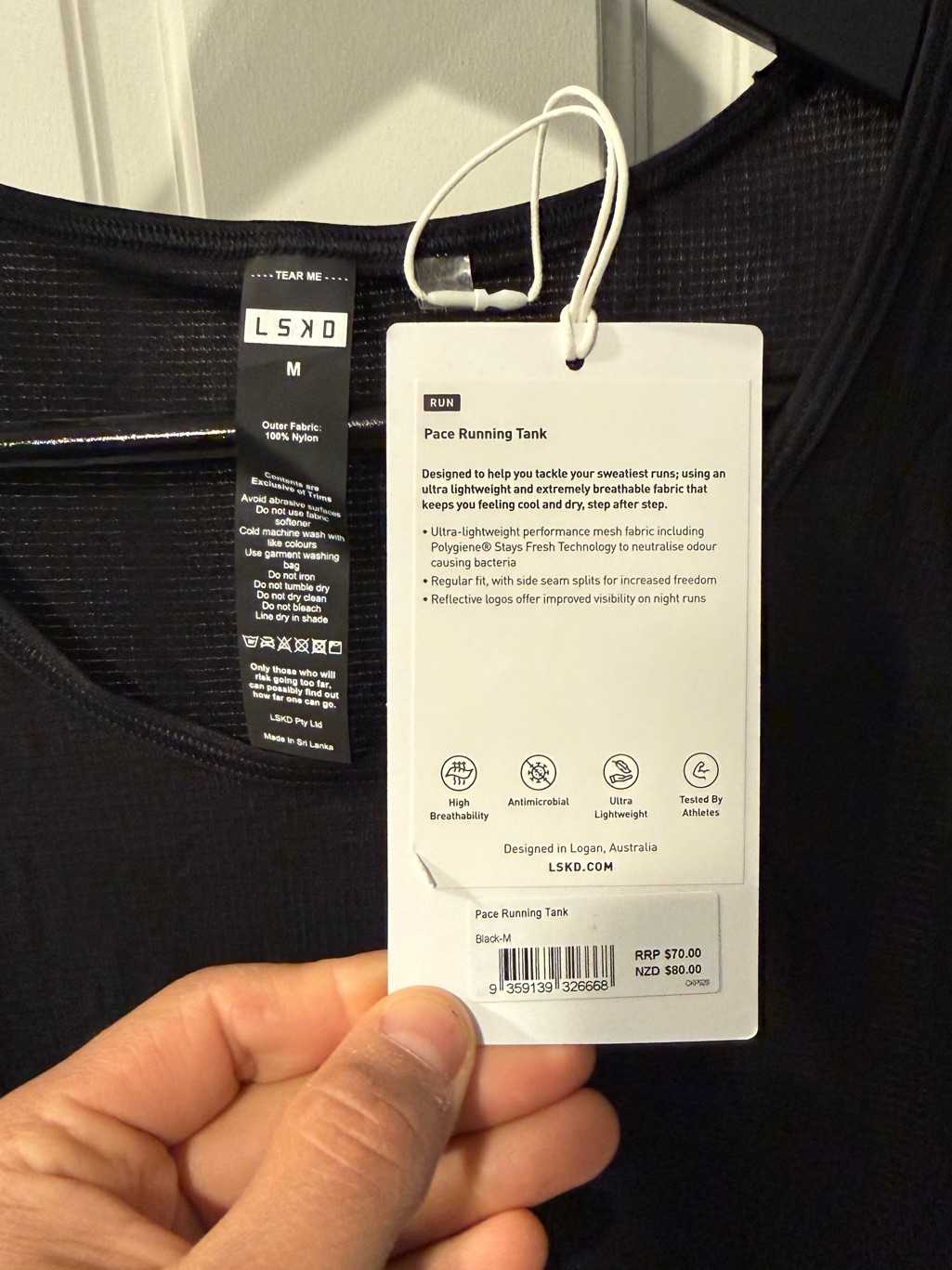 Lksd Men's Black Running Tank Top - Nwt — image 3 of 3